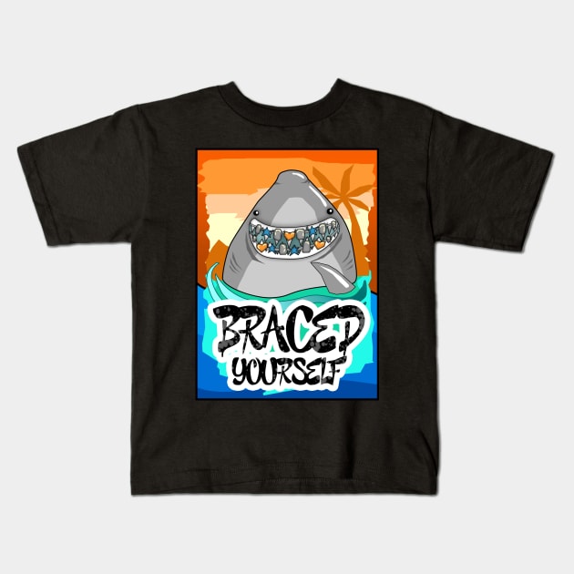 13 Braced Yourself Kids T-Shirt by ChuyDoesArt